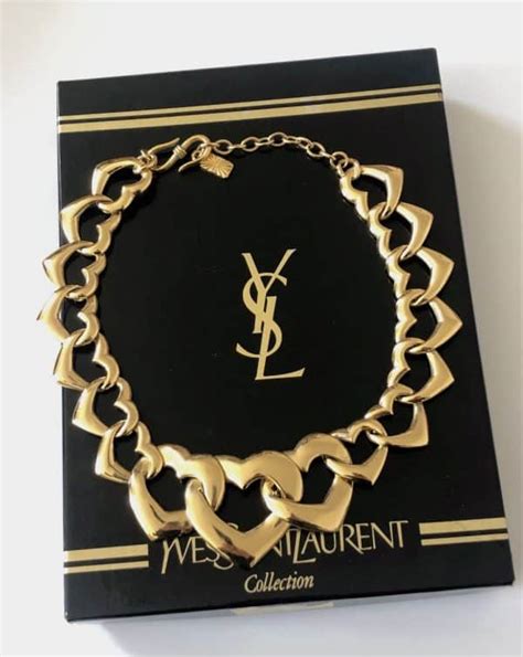 ysl gold jewellery|yves saint laurent jewellery.